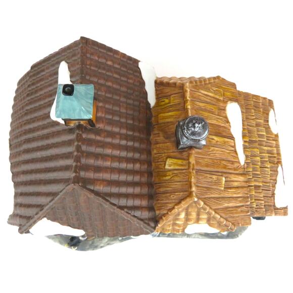 Holiday Time Woolen Mill Porcelain Lighted Building Village Collectible 2000 - Picture 8 of 14